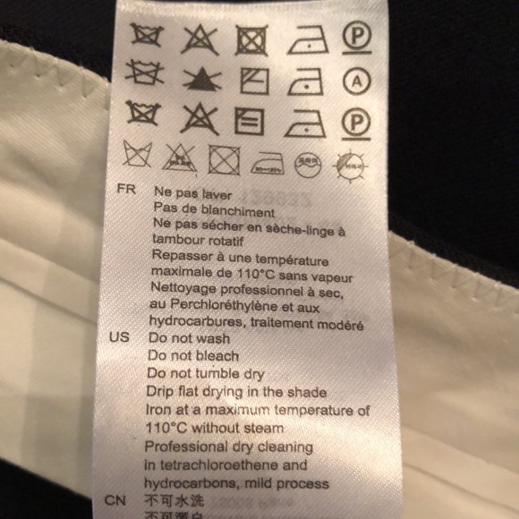 Sandro high waist belt loop zip fly faux back pocket, front pocket trousers - Picture 9 of 11